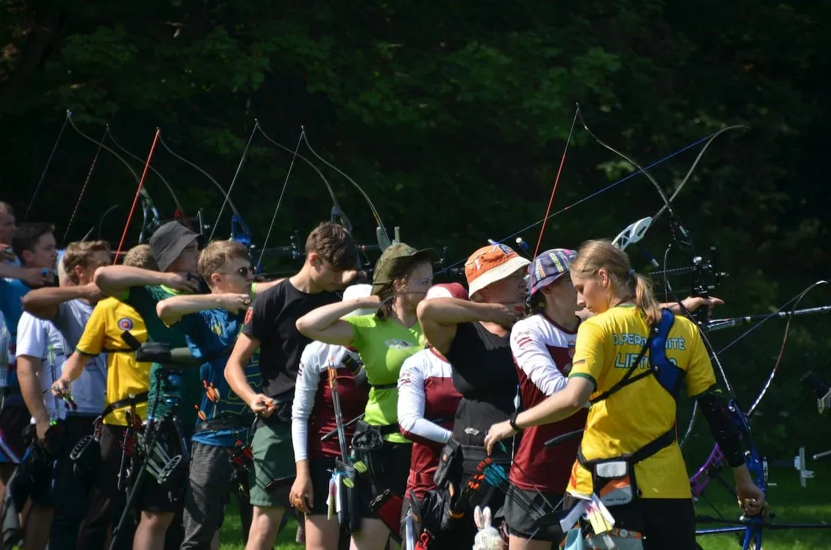 Archery training session in Klaipėda