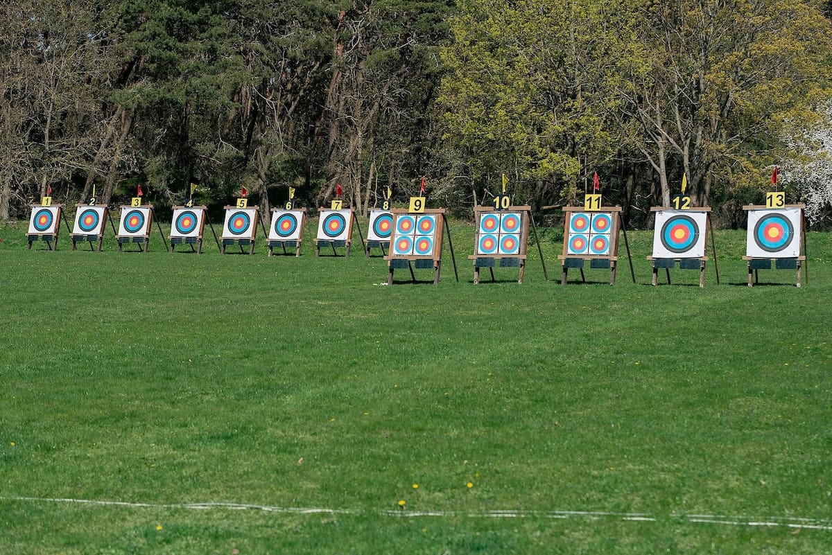 Vieta treniruotėms su lanku Smiltynėje